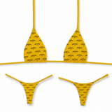 Imperial Moto Varsity Bikini Top & Bottom (Yellow)