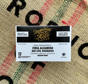 IMPERIAL MOTO COFFEE K-Cups®: Single Origin Microlot, Finca Alejandra, Nicaragua