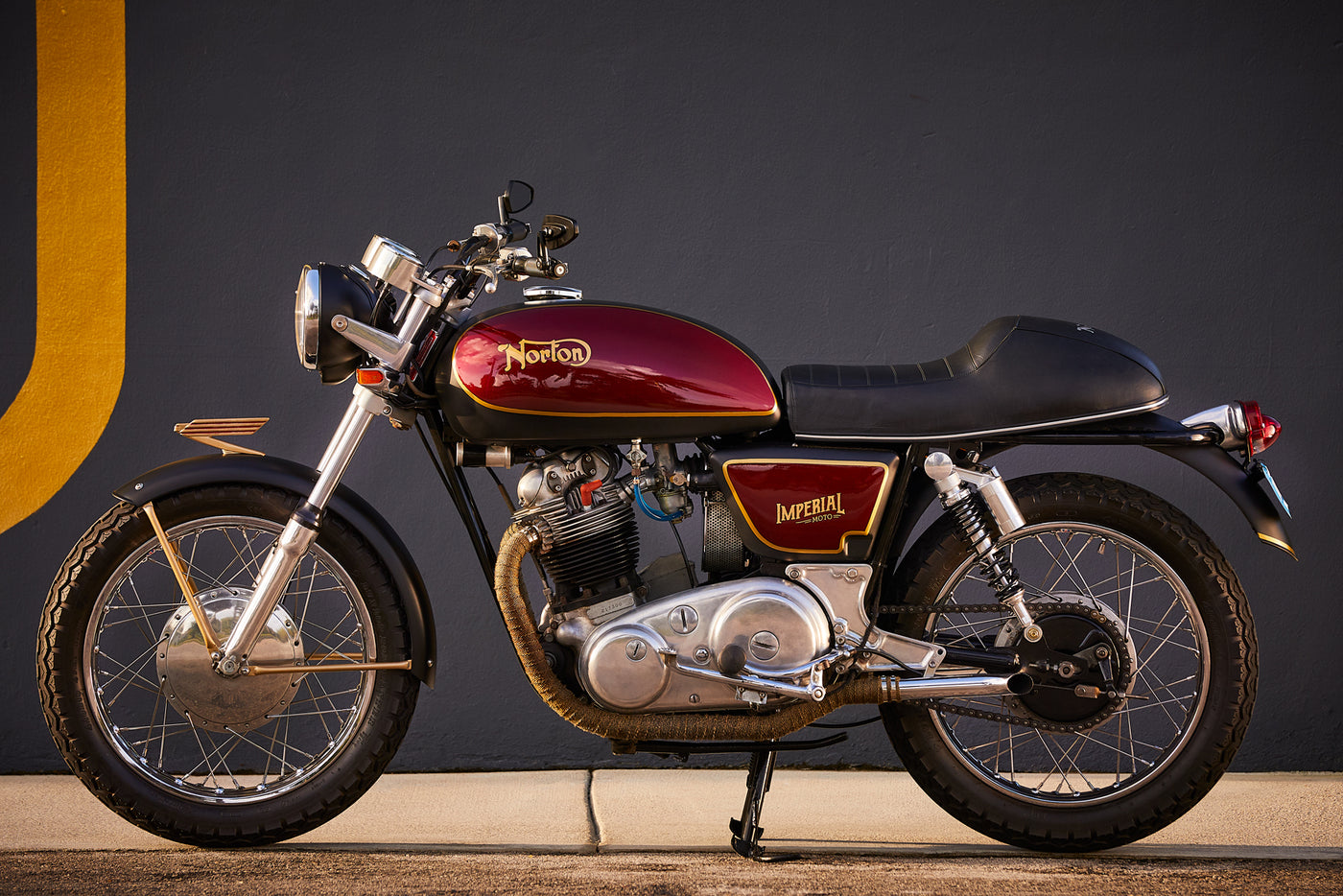 imperial moto bike norton image