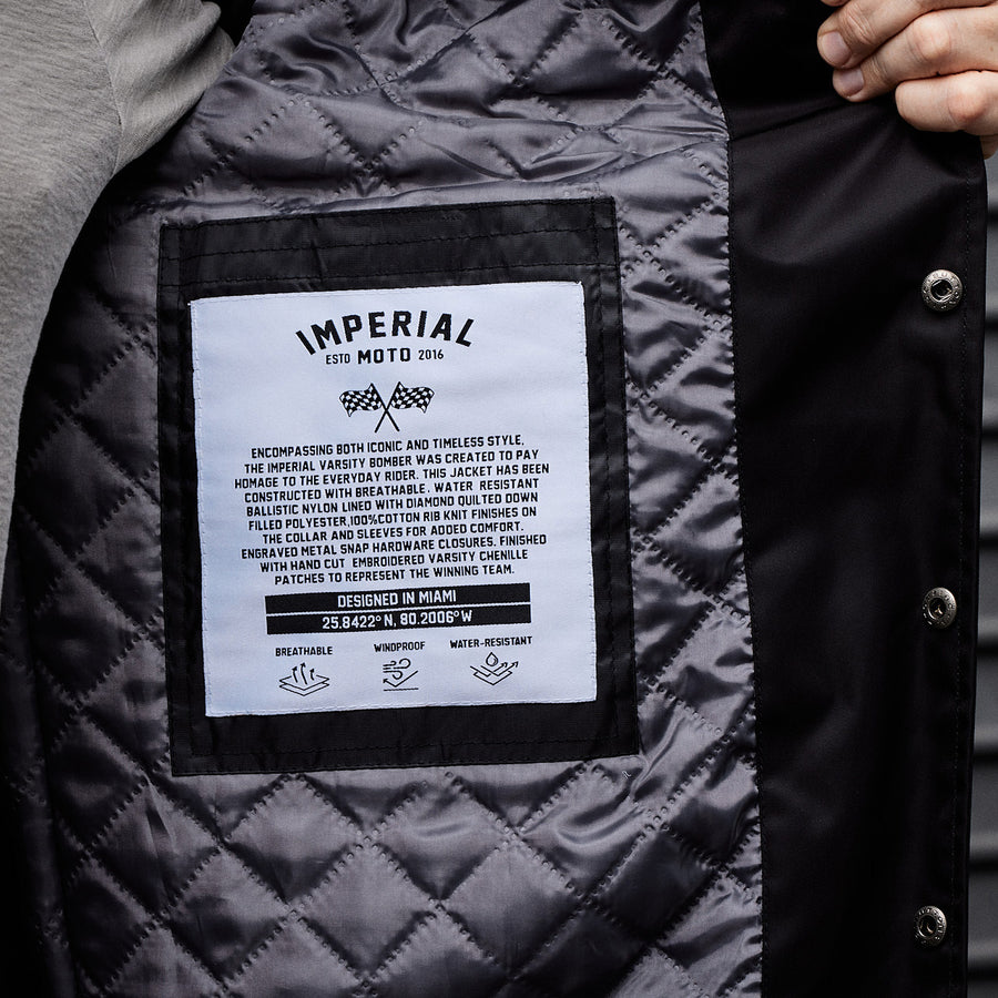 Varsity Bomber Jacket – Imperial Moto