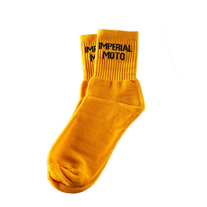 Gold Half-Crew Sock